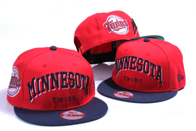 MLB Minnesota Twins NE Snapback Hat #04
